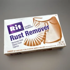 RIT Rust Remover One (1) Box Powder, 2oz. Removes Rust Stains From Fabrics