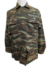 Veste Militaire Combat Armée Grecque Tiger Stripe Manches Longues - Taille M