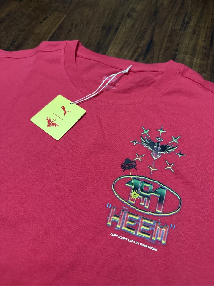 Camiseta de baloncesto Puma LaFrance Lamelo 1Love manga larga rosa alerta para hombre XL. A4 Foto 4 de 4