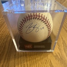 Autographed Trevor May BOMBA SQAUD Official MLB Baseball Original Signed 