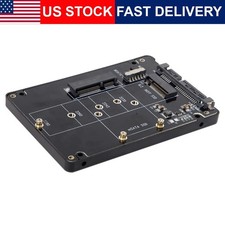M.2 NGFF B Key MSATA SSD To SATA 3.0 Adapter Converter Case Enclosure Switch