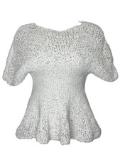 Khaite Mathilde Woven Top size XS