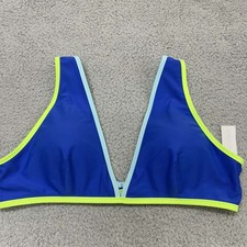Aerie Swim Scoop Triangle Womens Size 2XL Beach Swimwear Blue American Eagle