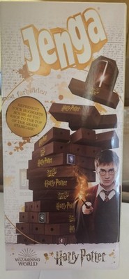 Jenga: Harry Potter Edition Wizarding World Hardwood 2021  Brand New 