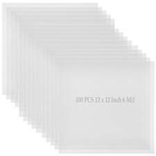 100 PCS 12x12 Inch 6 Mil Blank Stencil Material Transparent Mylar Sheets