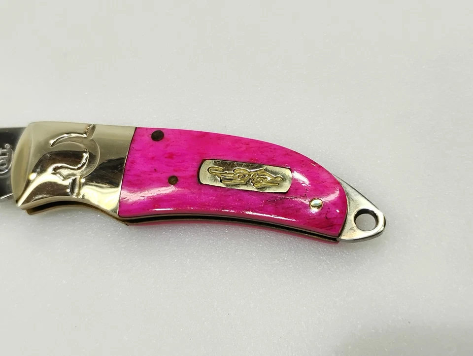 Cuchillo de Bolsillo COLT Pink Lady CT499 Llavero Mango Hueso - Nuevo en Caja - Hoja Única Foto 4 de 4