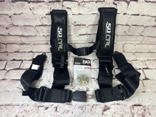 50 Caliber Racing Harness 3 Quick Release Seat Belt Black