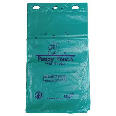 Poopy Pouch Pp-H-200 Pet Waste Bags, 0.75 Gal., 14 Micron, Pk12