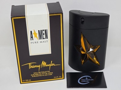 Thierry Mugler Angel Men Pure Malt Eau De Toilette EDT Spray 3.4oz 100ml 2015