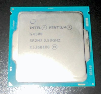 Intel Pentium G4500 SR2HJ 3.50GHz LGA1151 2-Core CPU w/ Intel Cooler