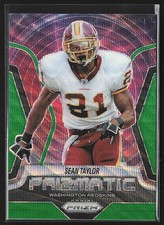 2025 Panini Prizm #11 Sean Taylor Prizmatic Green Wave