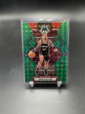 John Collins Green Mosaic Prizm 2022-23 Panini Mosaic #145 Atlanta Hawks