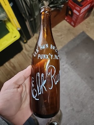 Elk Run Brewing Co Punxsutawney Pa Beer Bottle