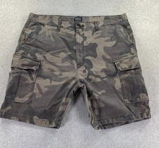 Levi Strauss  Co Two Horse Brand Men's Camo Cargo Shorts Size 42 100 Cotton