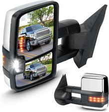 2007-13 Chevy GMC Avalanche Silverado Suburban Sierra 2500 3500 Mirrors Compatib