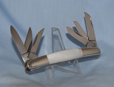 RARE VINTAGE IXL MOTHER OF PEARL 6 BLADE CONGRESS KNIFE WOSTENHOLM'' NEAR MINT!