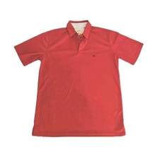 Quiksilver Waterman Collection Fuchsia Red Polo Shirt Mens Short Sleeve Size M