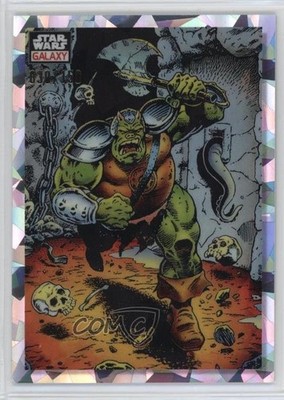 2023 Chrome Star Wars Galaxy Atomic Refractor 30/150 Gamorrean Guard Charge! u0u