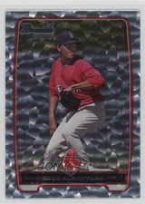2012 Bowman Prospects Silver Ice Raul Alcantara #BP25 sh7