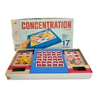 Vintage 1972 Concentration Board Game 17th Edition Milton Bradley COMPLETE!