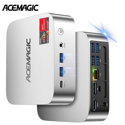 ACEMAGIC 4K Mini PC K1,AMD Ryzen 7 7730U(8C/16T,Max 4.5GHz) 16GB LPDDR4X 1TB SSD