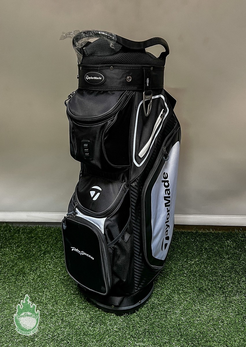 New TaylorMade TM20 Cart 8.0 Bag 14-Way Carry Golf Bag Black