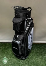 New TaylorMade TM20 Cart 8.0 Bag 14-Way Carry Golf Bag Black/ White Rio Secco