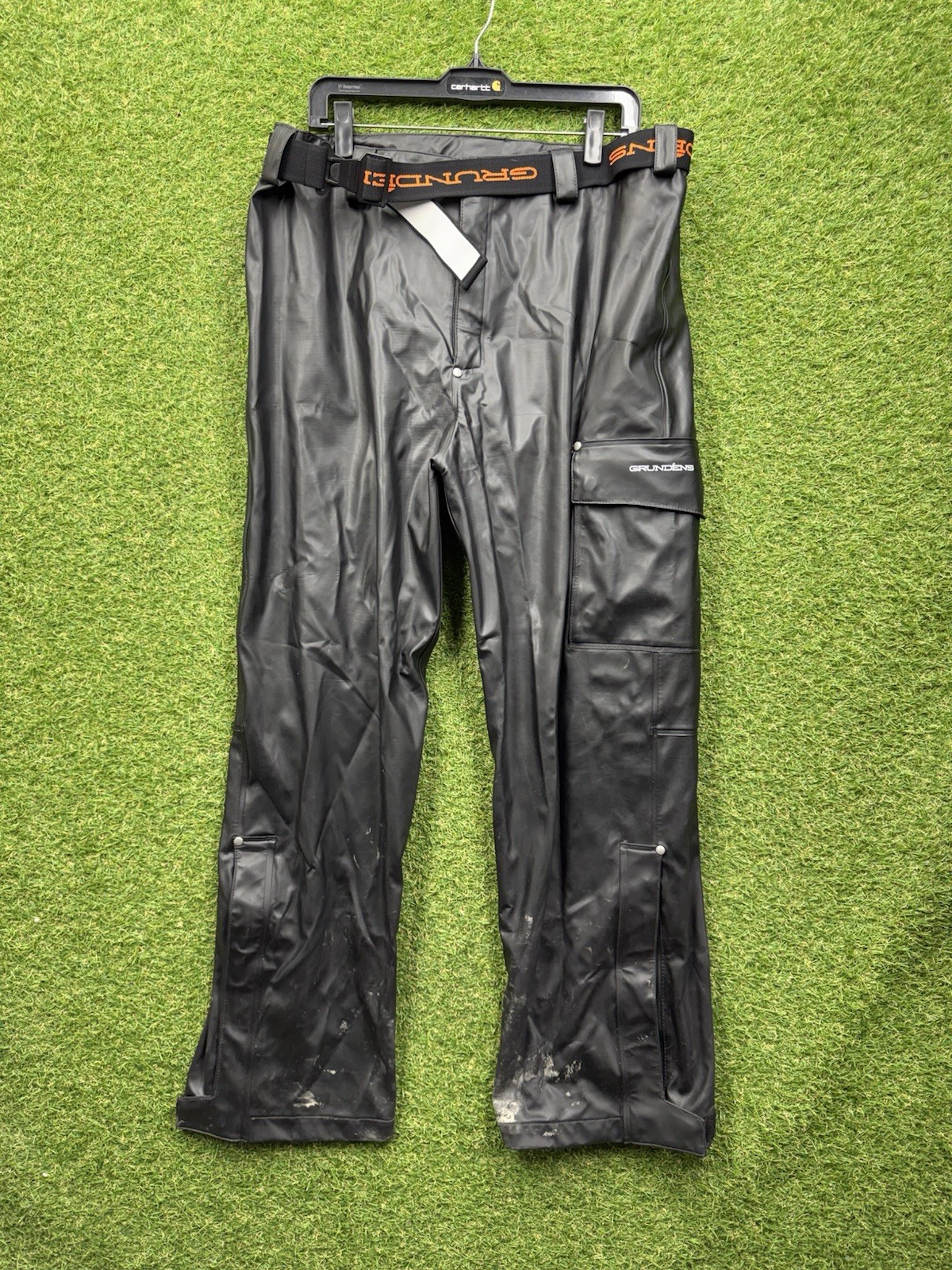 Mens Large Black Outdoor Waterproof Cargo
