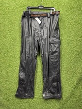 Grundens Weather Watch Fishing Pants Mens Large Black Outdoor Waterproof Cargo