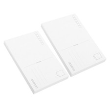 120pcs Printable Blank Postcards for Mailing: White Cardstock Postcards for