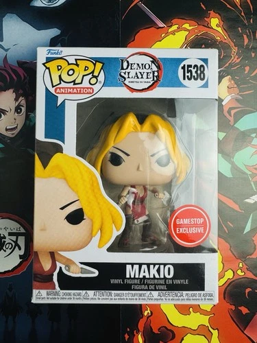 Funko Pop! Demon Slayer - Makio #1538 (GameStop Exclusive) + protector Mint