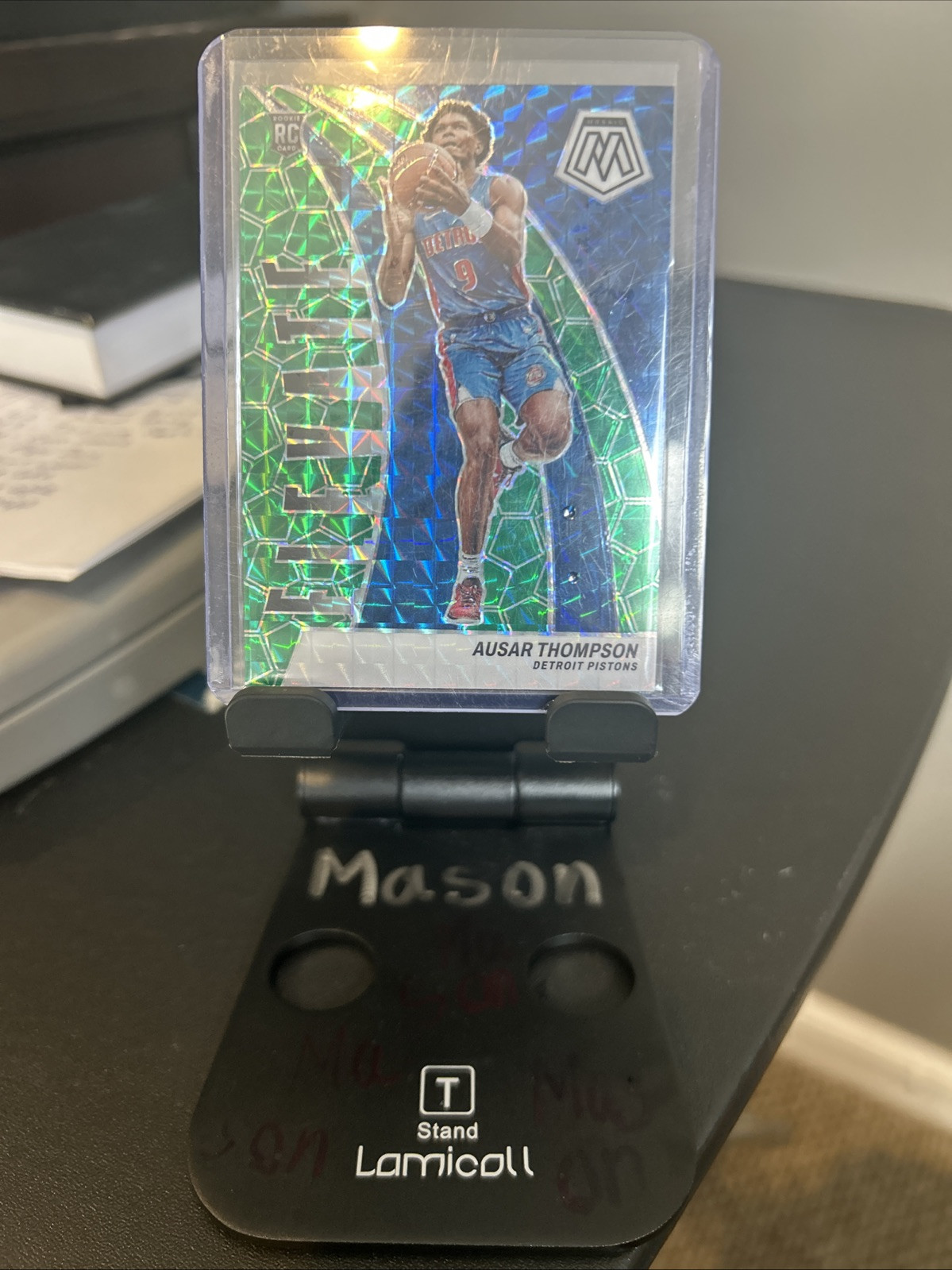 2023-24 Panini Mosaic - Elevate Green Mosaic Prizm #10 Ausar Thompson (RC)