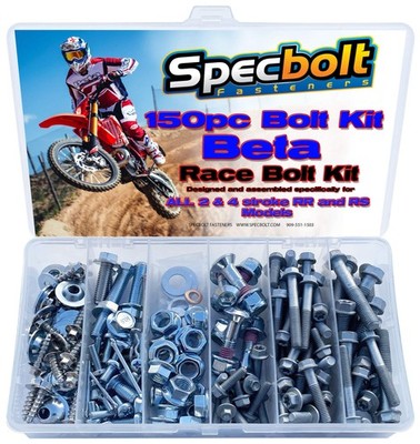 150pc Beta RR RS RX Race Edition Xtrainer Motorcycle Bolt Kit 125 200 250 300...