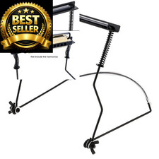 OriGlam Harmonica Holder Neck Stand, Mouth Organ Metal Frame Black