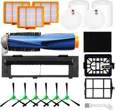 Replacement Parts Compatible with Shark Filters,Primary Filter,Side Brushes