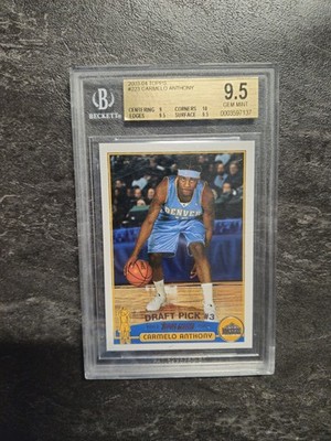 2003-04 Topps Carmelo Anthony ROOKIE #223 BGS 9.5 GEM MINT - Denver Nuggets