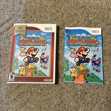 🍌 Super papier Mario do Wii instrukcja obsługi broszura i etui TYLKO!! EUC - C0