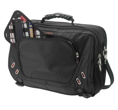 Elleven Proton 17'' Laptop Umhängetasche schwarz Flughafen, Reise, Business, NEU