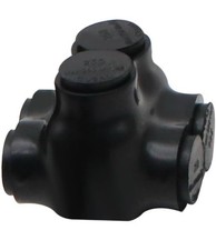 Insulated Wire Connector 2 Port Dual Side Entry for 250-6 Wire Range Lugs with 5