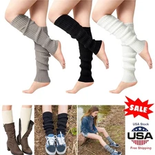 3x Leg Warmers for Women Winter, Leg Warmers Neon Ribbed Leg Socks Outfit, Party