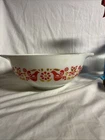 PYREX Friendship #443 Ovenware 2.5 Quart Red Birds Cinderella Handle Mixing Bowl