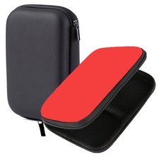 SquEqu 2 Pack Hard Drive Carrying Case 2.5 inch HDD SSD External Red