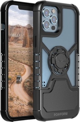 UAG iPhone 12 Pro Max Hülle Rugged Series Magnet RokLock Twist Lock Clear Schwarz
