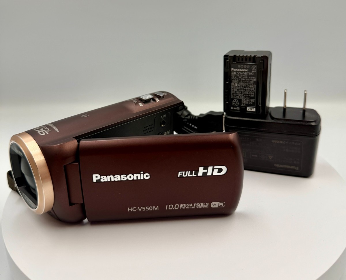 Panasonic　HC-V550M Panasonic HC-V550M Brown Full HD Digital Hi-Vision Camcorder
