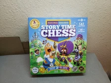 Story Time Read/Learn 2 In 1 Storybook & Standard Chess Set, Pre-owned, Complete