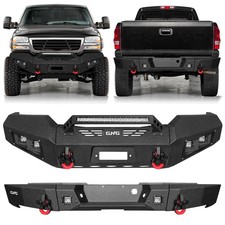 Vijay Steel Frontrear Bumper Fits 2003-2006 Gmc Sierra 1500 Wwinch Plate