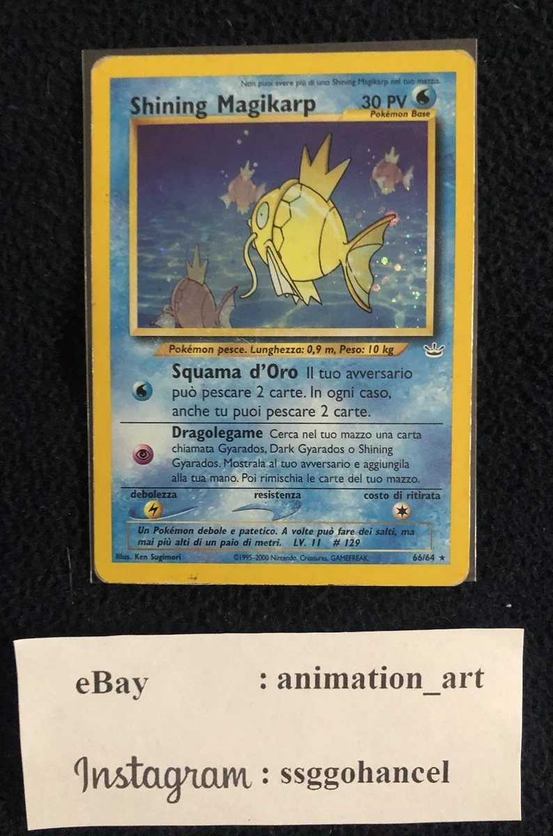 Shining Magikarp 66/64 Neo Revelation Holo for sale online | eBay
