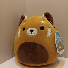 Squishmallow Seth The Red Panda Zoo Squad S7.5 136 Squishdate 9.1.2018 NWT