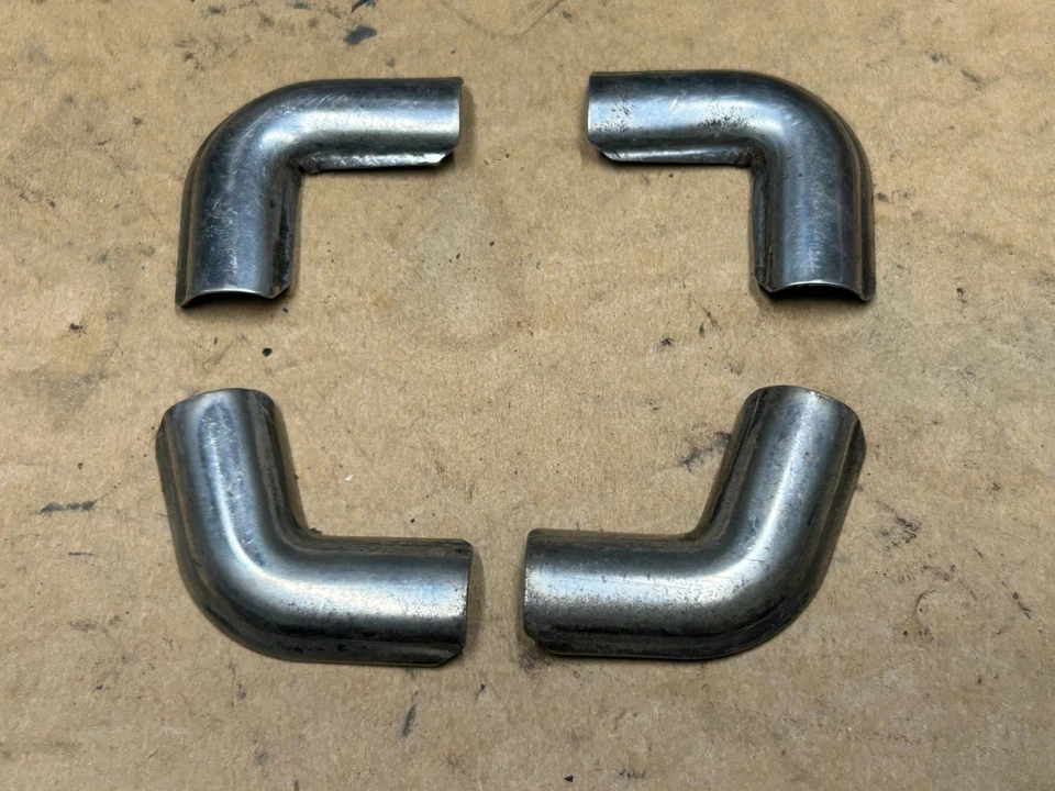 Ford Truck F150 F250 1978 1979 juego de molduras de parabrisas esquina 78 79 extremo de ventana delantera Foto 3 de 4