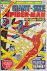 * (NM 9.2) GIANT SIZE Spider-Man #6 HUMAN TORCH 50c Giant OW/WP *